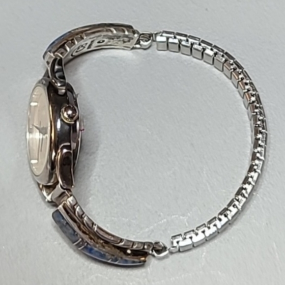 CHARLIE BOWIE Navajo .925 Sterling Silver Watch Kokopelli Lapis Tips - Picture 8 of 8